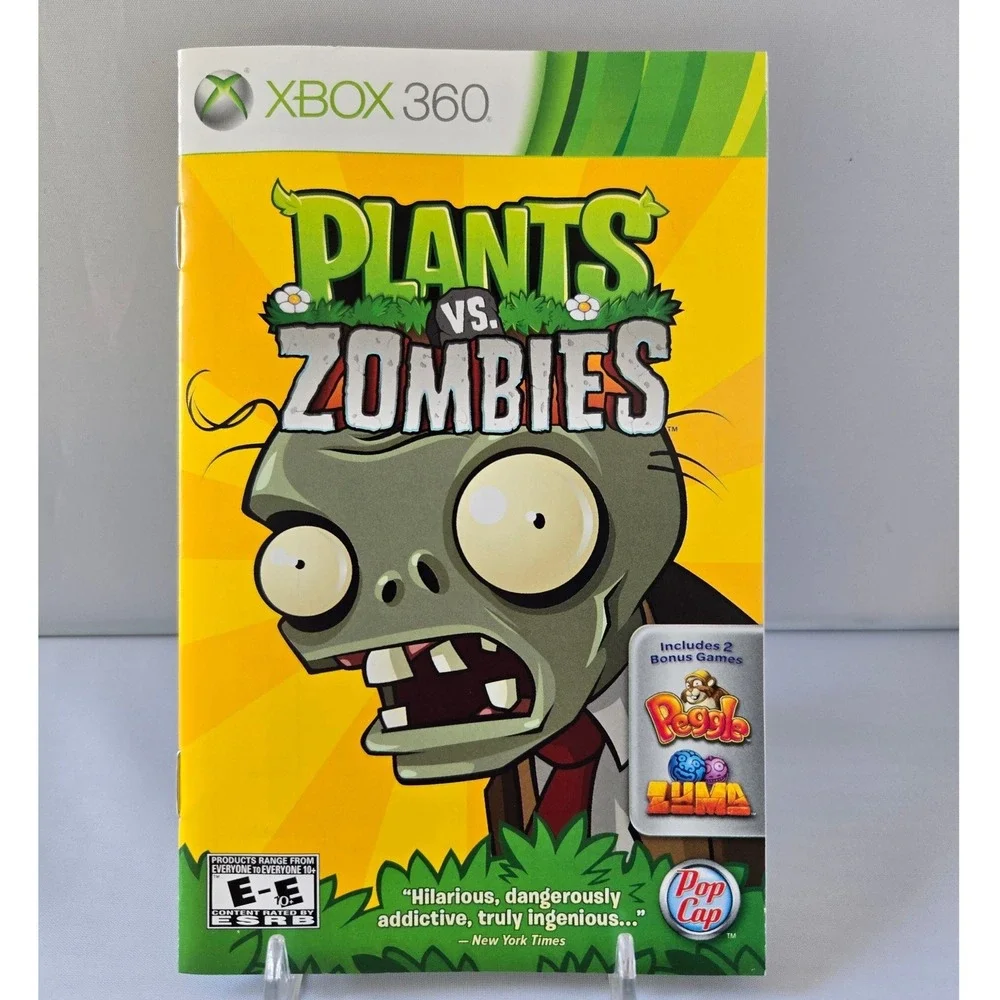 Plants vs. Zombies & Garden‎ Warfare Bundle - Microsoft Xbox 360 2 Games Working